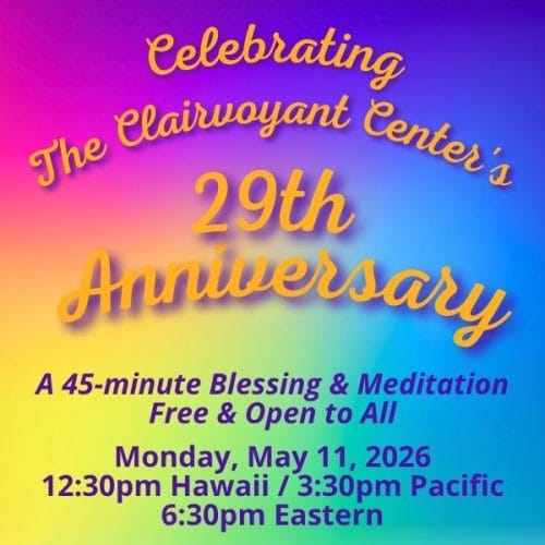 29th Anniversary Blessing & Meditation