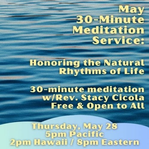 May 2026 Meditation Service - Free