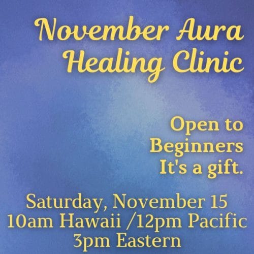 November Aura Healing Clinic