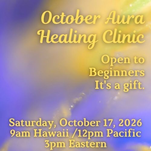 October Aura Healing Clinic