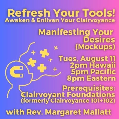 Refresh Your Tools: Awaken and Enliven Your Clairvoyance! (Mock Ups)