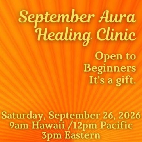 September Aura Healing Clinic