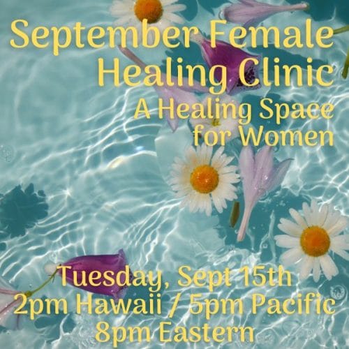 September Female Energy Healing Clinic 2026